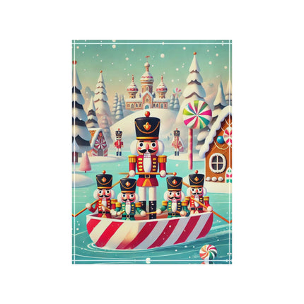 Nutcracker Candy-Striped Adventure Acrylic Art Block