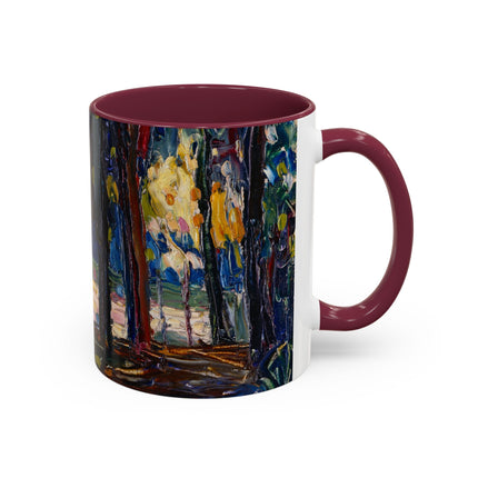 In the Park of St. Cloud by Wassily Kandinsky Colorful Mugs (11oz, 15oz)
