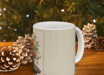 Flowers in Vase by Herman Henstenburgh Ceramic Mug 11oz