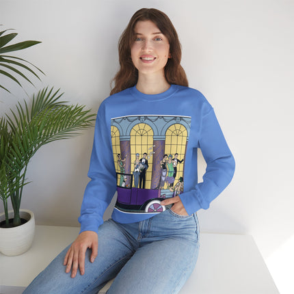 Au Revoir by George Barbier Heavy Blend™ Crewneck Sweatshirt