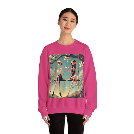 Whispers on the Spring Swing Heavy Blend™ Crewneck Sweatshirt