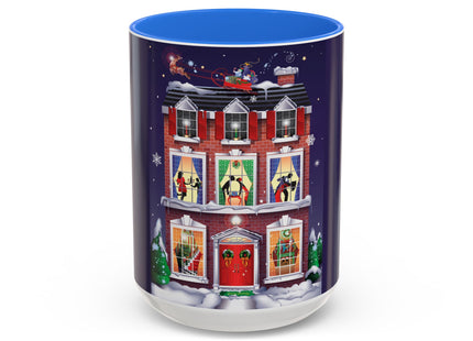 A Christmas Eve Celebration Colorful Mugs (11oz, 15oz)