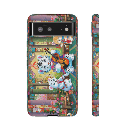 Melodies of the Snow Lion Cub Phone Cases