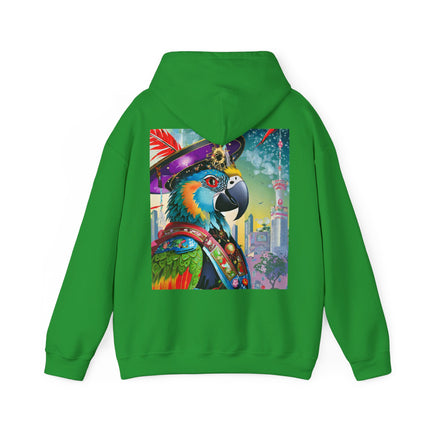 The Parrot Aristocrat – Heavy Blend™ Hooded Sweatshirt