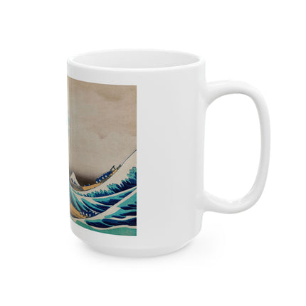 The Great Wave off Kanagawa by Katsushika Hokusai Ceramic Mug (11oz, 15oz)