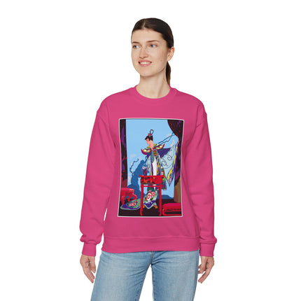 A Visual Journey by Umberto Brunelleschi Women's Heavy Blend™ Crewneck Sweatshirt