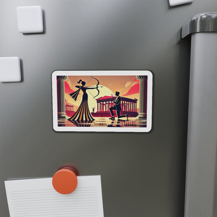 Art Deco Valentine's Romance Die-Cut Magnets (5 Sizes)