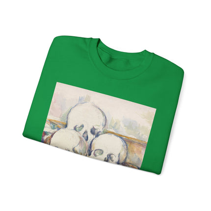 The Three Skulls by Paul Cézanne Unisex Heavy Blend™ Crewneck Sweatshirt