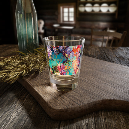 Golden Wisteria Symphony Shot Glass, 1.5oz