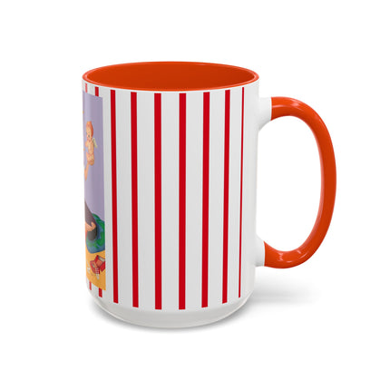 Art Deco Christmas Colorful Mugs (11oz, 15oz)