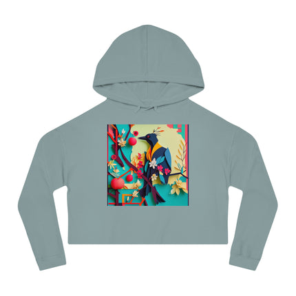 Curious Crow Women’s Cropped Hooded Sweatshirt