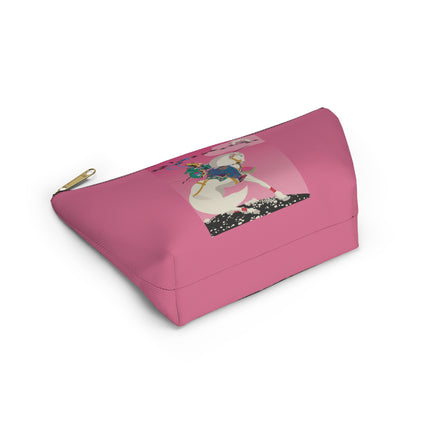 Samurai Princess on the White Steed Cosmetic Bag – Bold Fantasy & Elegant Adventure