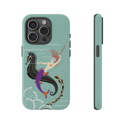 Mermaid on Seahorse Phone Case – Mythic Ocean Grace