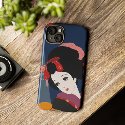 Geisha Portrait Phone Case – Elegant Beauty & Timeless Grace