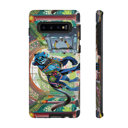 Cyber Panther's Hunt Phone Cases