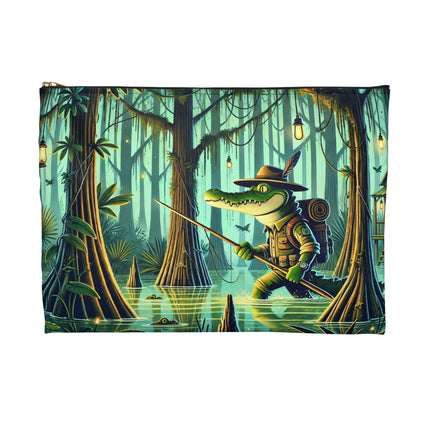Swamp Stalker Accessory Pouch – Stealthy Predator & Misty Mystery