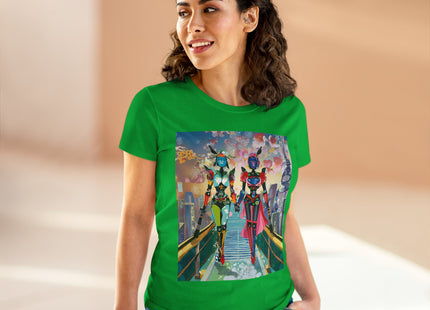 Cyber Punk Robot Models Cotton Tee