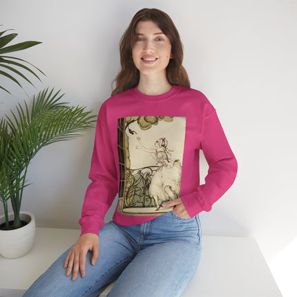 Sur talons rouges (On Red Heels) pl 02 by Gerda Wegener Heavy Blend™ Crewneck Sweatshirt
