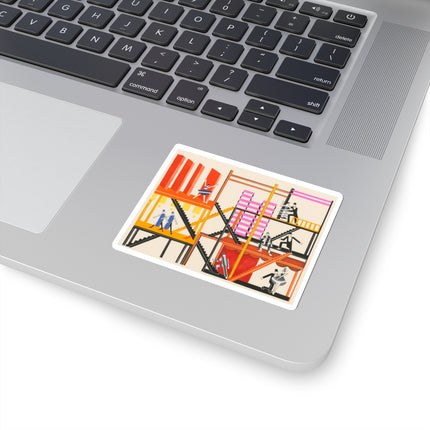 Maquettes de Théatre 4 by Alexandra Exter Kiss-Cut Stickers (4 Sizes)