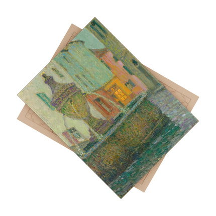 La Fontaine, Saint-Paul De Vence by Henri Le Sidaner Ceramic Tile