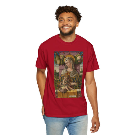 Madonna and Child by Carlo Crivelli Unisex Garment-Dyed T-shirt
