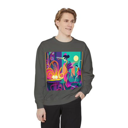 Dance of the Skeleton Ballerinas Unisex Garment-Dyed Sweatshirt