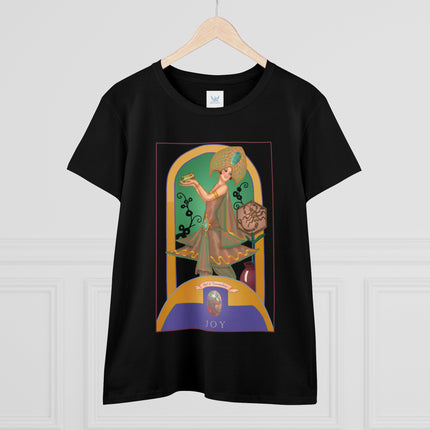 October & Opal, Tourmaline (from the Gem Series) by Sofia Chiostri Women's Midweight Cotton Tee