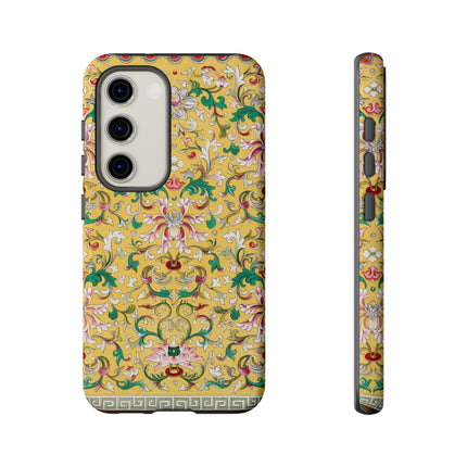 Yellow Botanical Pattern by Owen Jones Phone Cases
