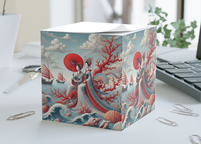 Ladies by the Quiet Sea Note Cube