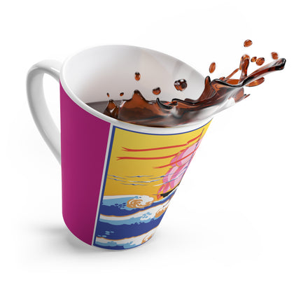 Golden Seas and Whimsical Dreams Latte Mug