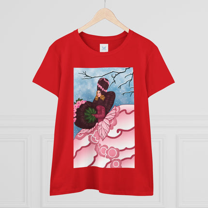 Winter Rose Empress Women's Midweight Cotton Tee