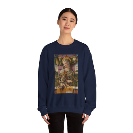Madonna and Child by Carlo Crivelli Heavy Blend™ Crewneck Sweatshirt