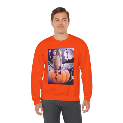 The Startled Pumpkin Unisex Heavy Blend™ Crewneck Sweatshirt