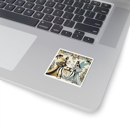 🧚✨ The Quiet Work of Fairies Kiss-Cut Sticker – Enchanted Atelier & Gentle Magic
