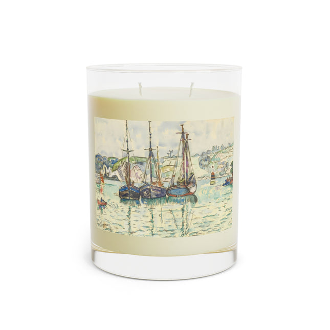 Le Trieux Paul Signac Scented Candle - Full Glass, 11oz - The White Tea & Fig, The Lavender & Sage, and The Ocean Mist & Moss