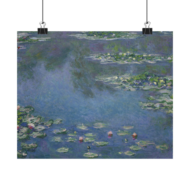 Water Lilies by Claude Monet Matte Horizontal Posters