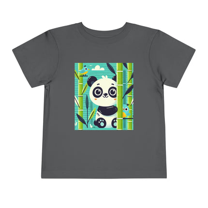 Bamboo Panda Friends Toddler Short Sleeve Tee