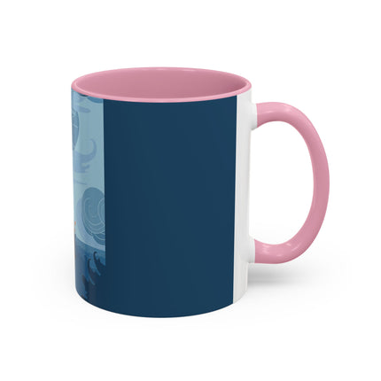 Siren of the Waves Colorful Mugs – Dramatic Sea Power & Bold Elegance