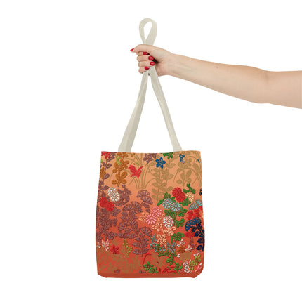Japanese Flower Pattern by G.A. Audsley Tote Bag (AOP)