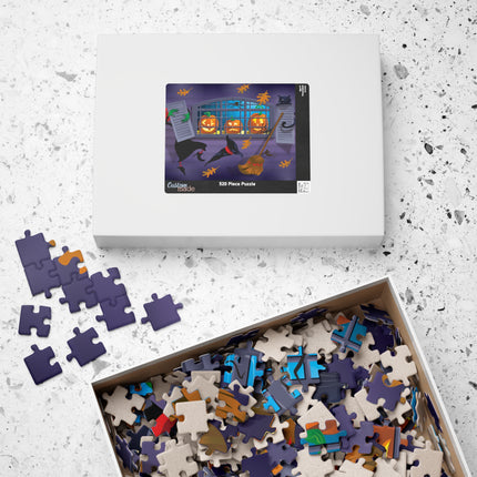 Whimsical Halloween Mischief Puzzle (110, 252, 520, 1014-piece)