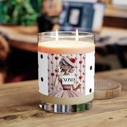 Fashionably Yours, XOXO Scented Candle - Full Glass, 11oz