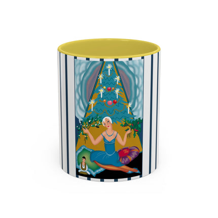 Art Deco Christmas Elegance Colorful Mugs (11oz, 15oz)