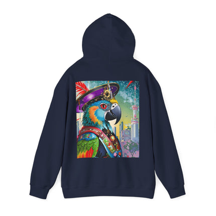 The Parrot Aristocrat – Heavy Blend™ Hooded Sweatshirt