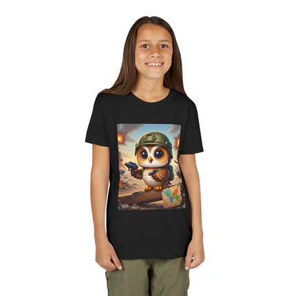 Owl on the Front Lines Youth Short Sleeve Tee