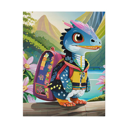 Baby Raptor Matte Canvas, Stretched, 0.75"
