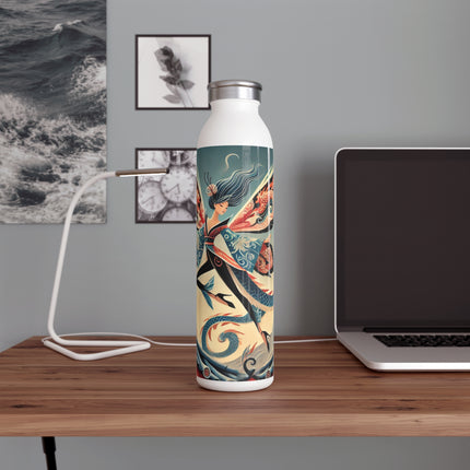 Dragon Fairy of the Temple Slim Water Bottle