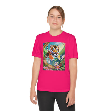 Majestic Tiger Cub Youth Competitor Tee – Courage, Adventure & Fiery Spirit