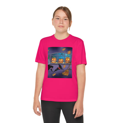 Whimsical Halloween Mischief Youth Competitor Tee