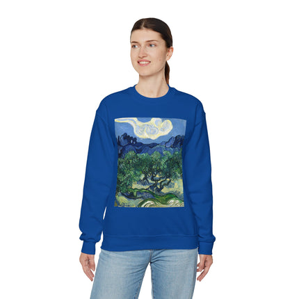 Olive Trees by Vincent Van Gogh Unisex Heavy Blend™ Crewneck Sweatshirt
