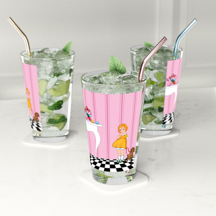 Easter Joy in Deco Hues Pint Glass, 16oz